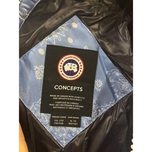 Canada Goose x Concepts ‘Blue Bandana’ Crofton Puffer Parka - Picture 6 of 10